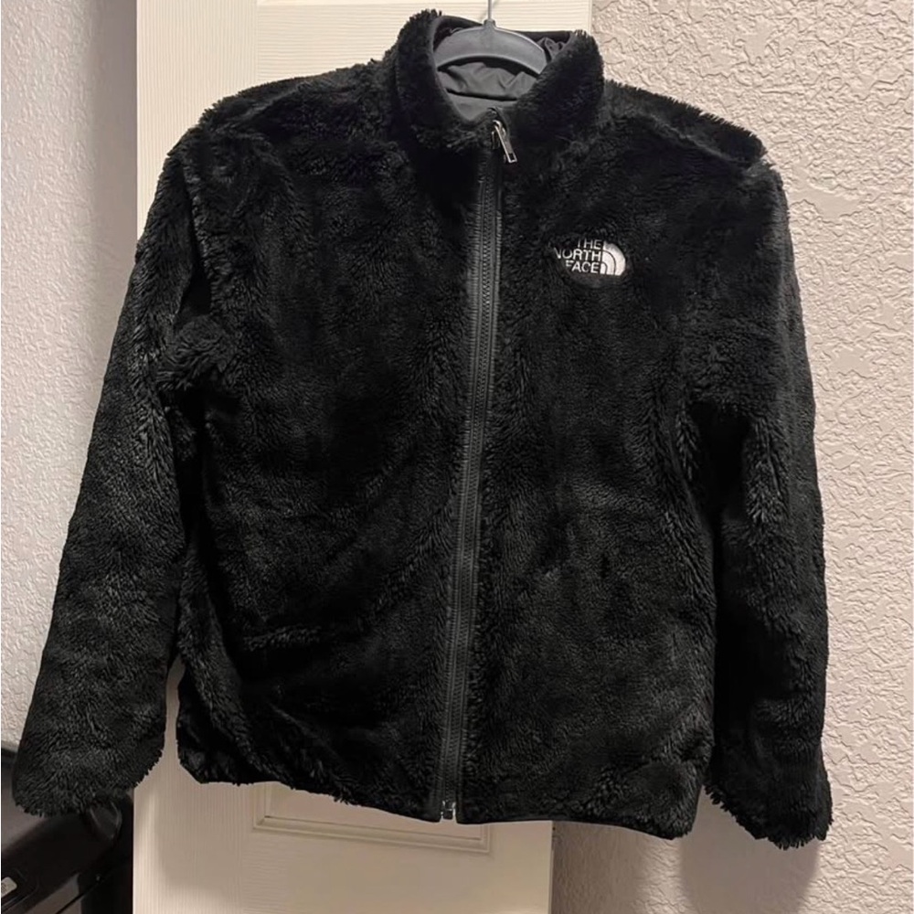 The North Face Kids Black Plush Full-Zip Jacket